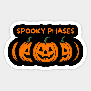 Spooky Phases Sticker